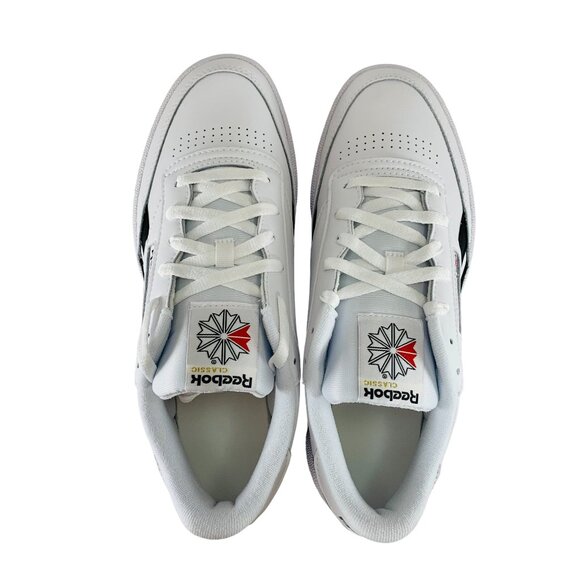 Reebok Club C Revenge White Black Sneakers Men\'s Shoes 100032883 main image 4